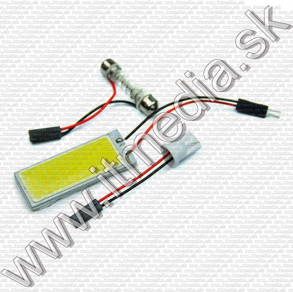 Image of COB LED panel izzó 3W (5W) 36led 20x50mm (hideg fehér) (IT9990)